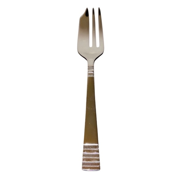 Ashberry Stainless Steel | Pastry Cake Fork | 5.5 Inch | Notched Tine - Picture 2 of 8